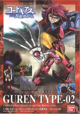 Maquette code geass guren nishiki 1/35 mk